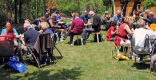 Gespräche im Freien